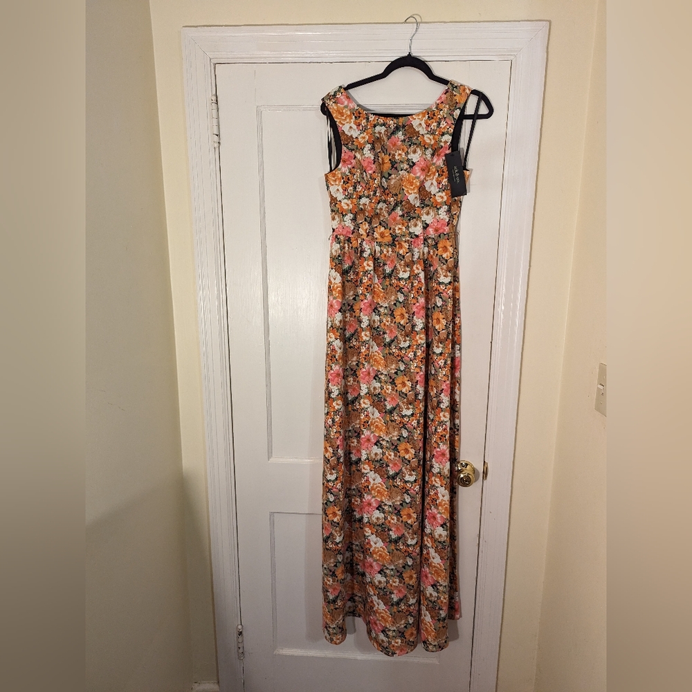 Ark&Co floral maxi dress NWT - Picture 2 of 5